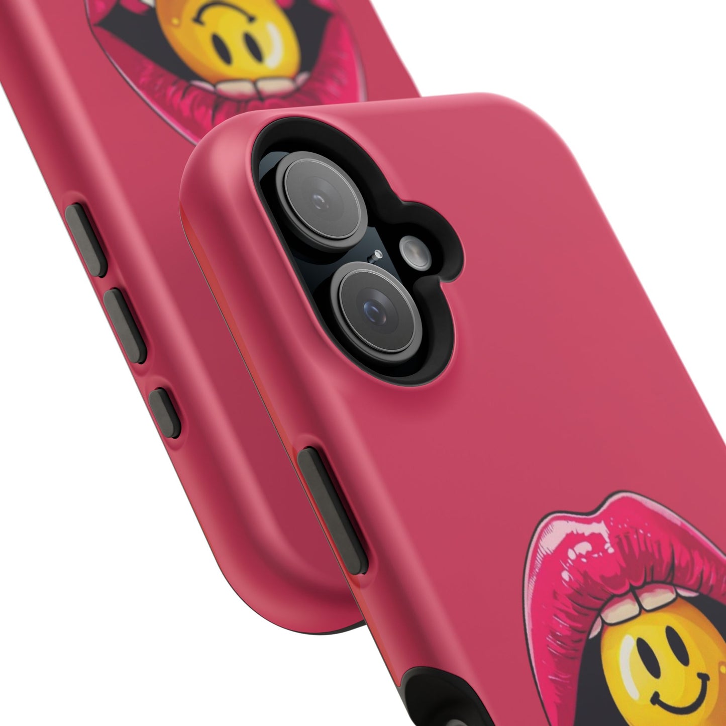 Lips & A Smiley Face Lollipop Magnetic Phone Case