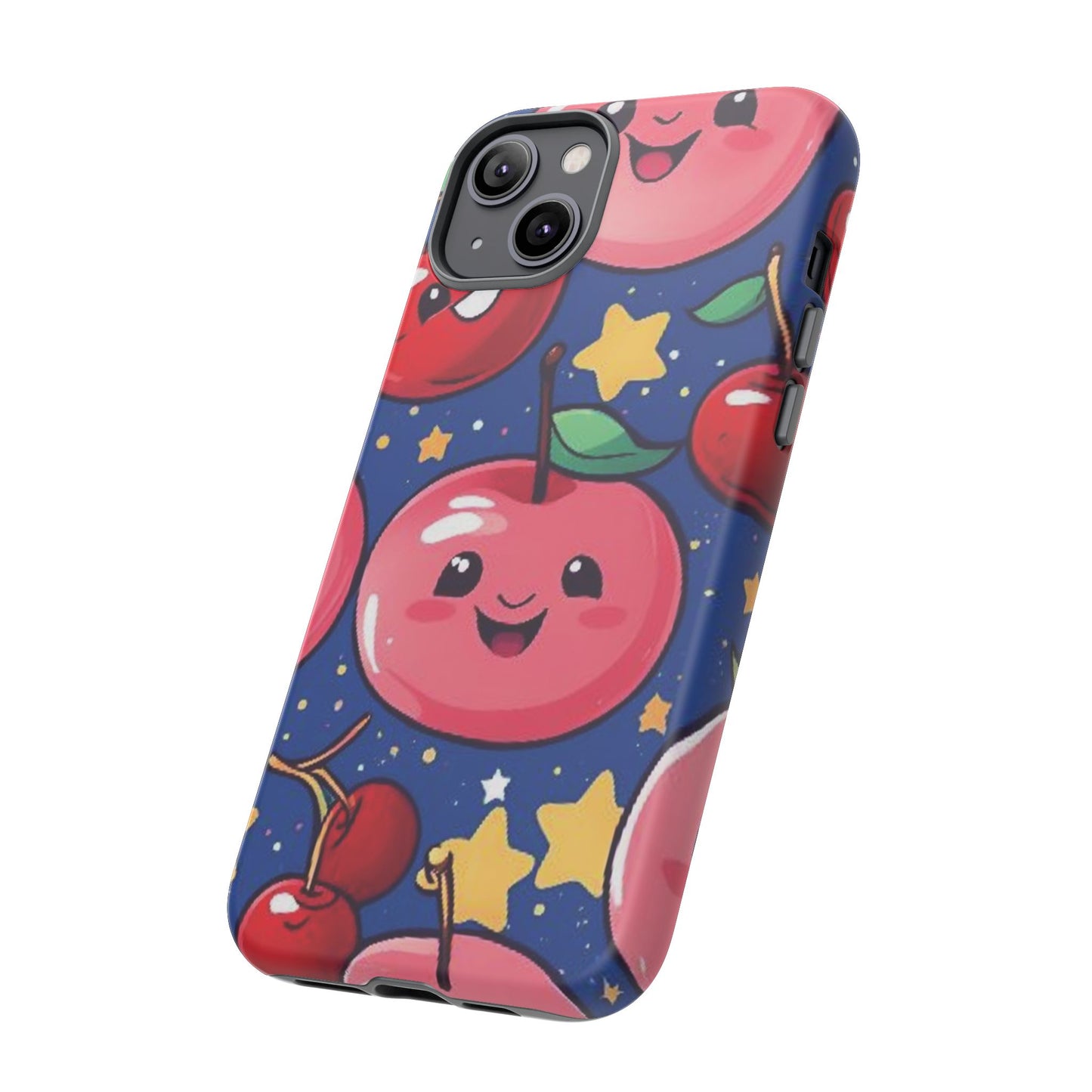 "Cute Cherry In The Sky" Phone Case, Tough Cases - iPhone, Samsung Galaxy, and Google Pixel