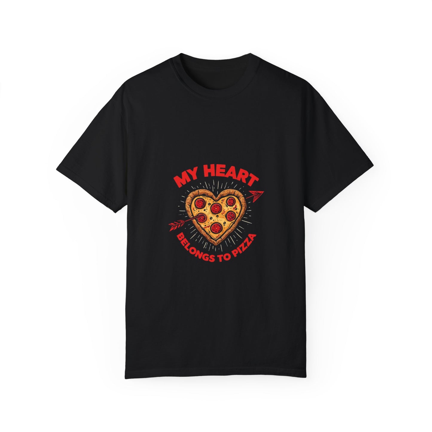 "My Heart Belongs To Pizza" T-shirt