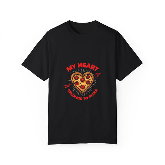 "My Heart Belongs To Pizza" T-shirt