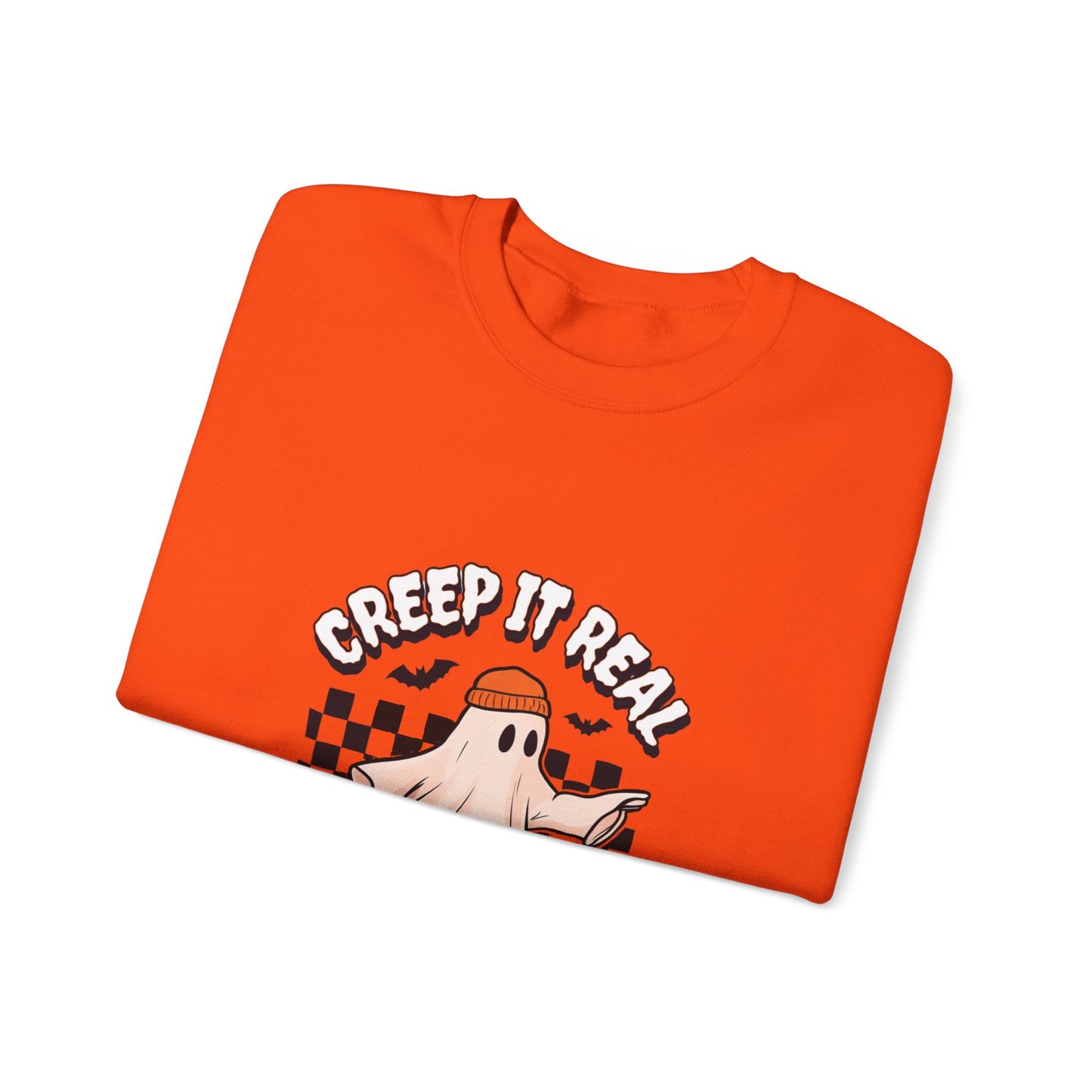 "Creep It Real" (Keep It Real) Skateboard Ghost Sweatshirt