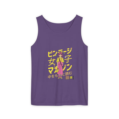 Anime Girl Graphic Tank Top for Men and Women