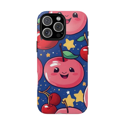 "Cute Cherry In The Sky" Phone Case, Tough Cases - iPhone, Samsung Galaxy, and Google Pixel