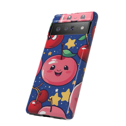 "Cute Cherry In The Sky" Phone Case, Tough Cases - iPhone, Samsung Galaxy, and Google Pixel