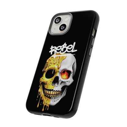 Rebel Skull Phone Case - Black