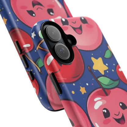 "Cute Cherry In The Sky" Phone Case, Tough Cases - iPhone, Samsung Galaxy, and Google Pixel