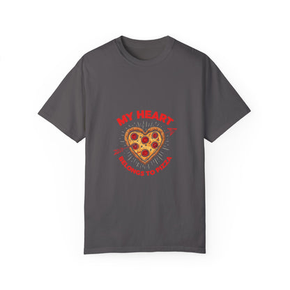 "My Heart Belongs To Pizza" T-shirt