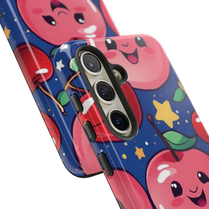 "Cute Cherry In The Sky" Phone Case, Tough Cases - iPhone, Samsung Galaxy, and Google Pixel