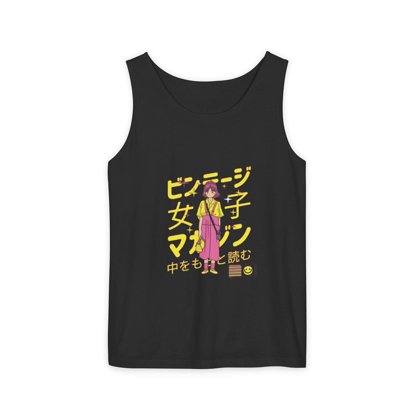 Anime Girl Graphic Tank Top for Men and Women