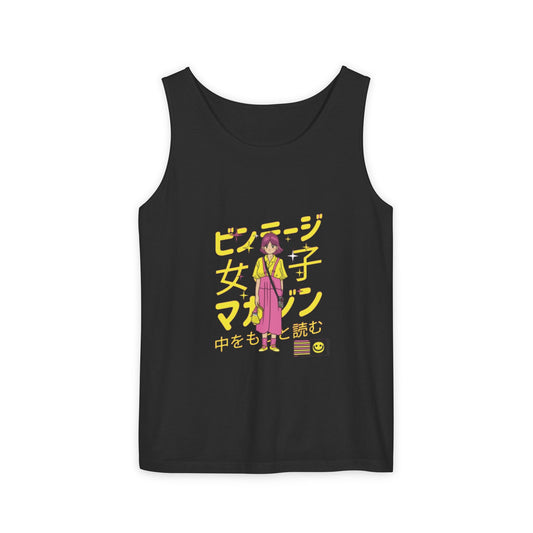 Anime Girl Graphic Tank Top for Men and Women