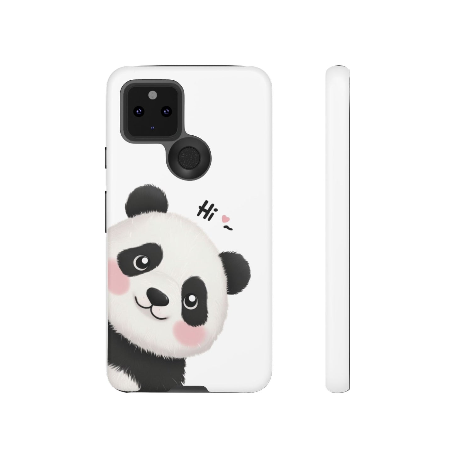 "Hi Cute Panda" Phone Case for iPhone, Samsung Galaxy, and Google Pixel devices