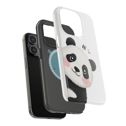 "Cute Panda" Magnetic Phone Cases for iPhones