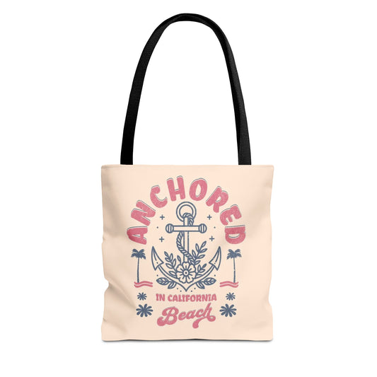 "Anchored Beach" Tote Bag - California Inspired Summer Accessory