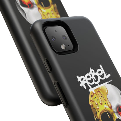 Rebel Skull Phone Case - Black