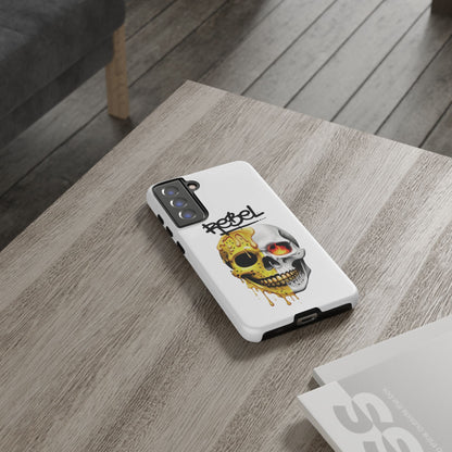 Rebel Skull Phone Case - White