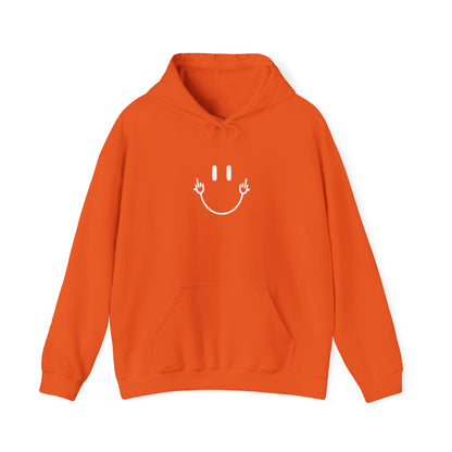 Smiley Face & Middle Fingers Up Hoodie