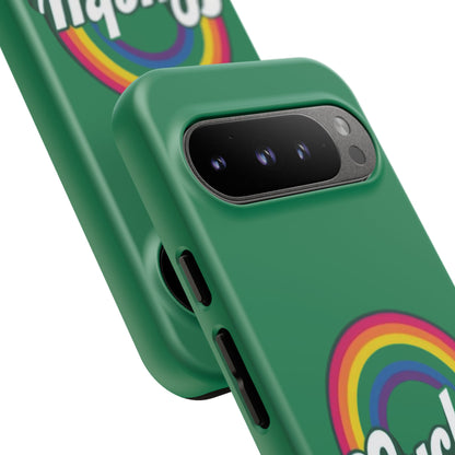 Lucky Rainbow Tough Phone Cases, iPhone, Samsung Galaxy, Google Pixel, Choose any phone model