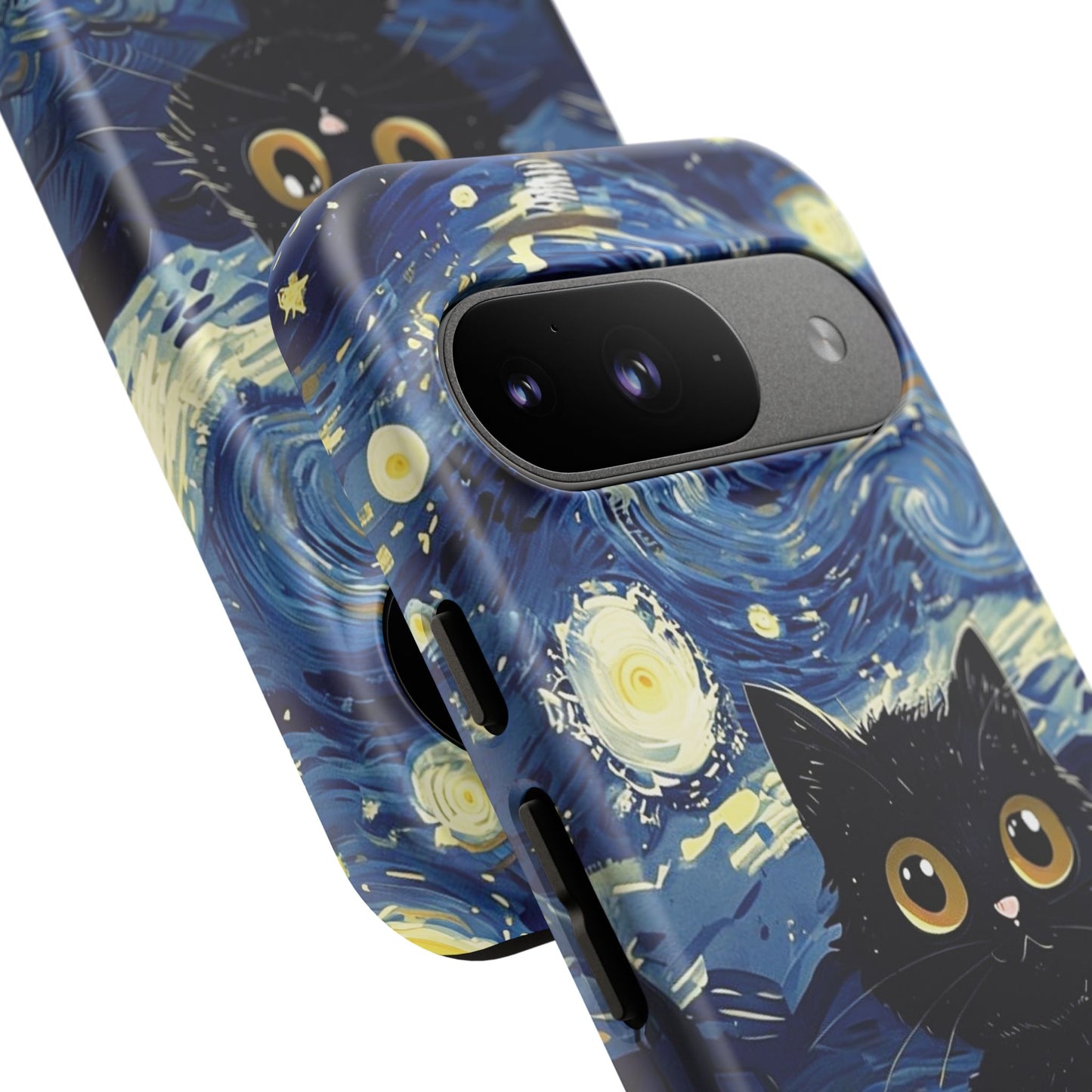 Cat under the stars, cute phone cases, Extra durable, Tough Cases, Pick your size