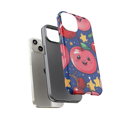 "Cute Cherry In The Sky" Phone Case, Tough Cases - iPhone, Samsung Galaxy, and Google Pixel