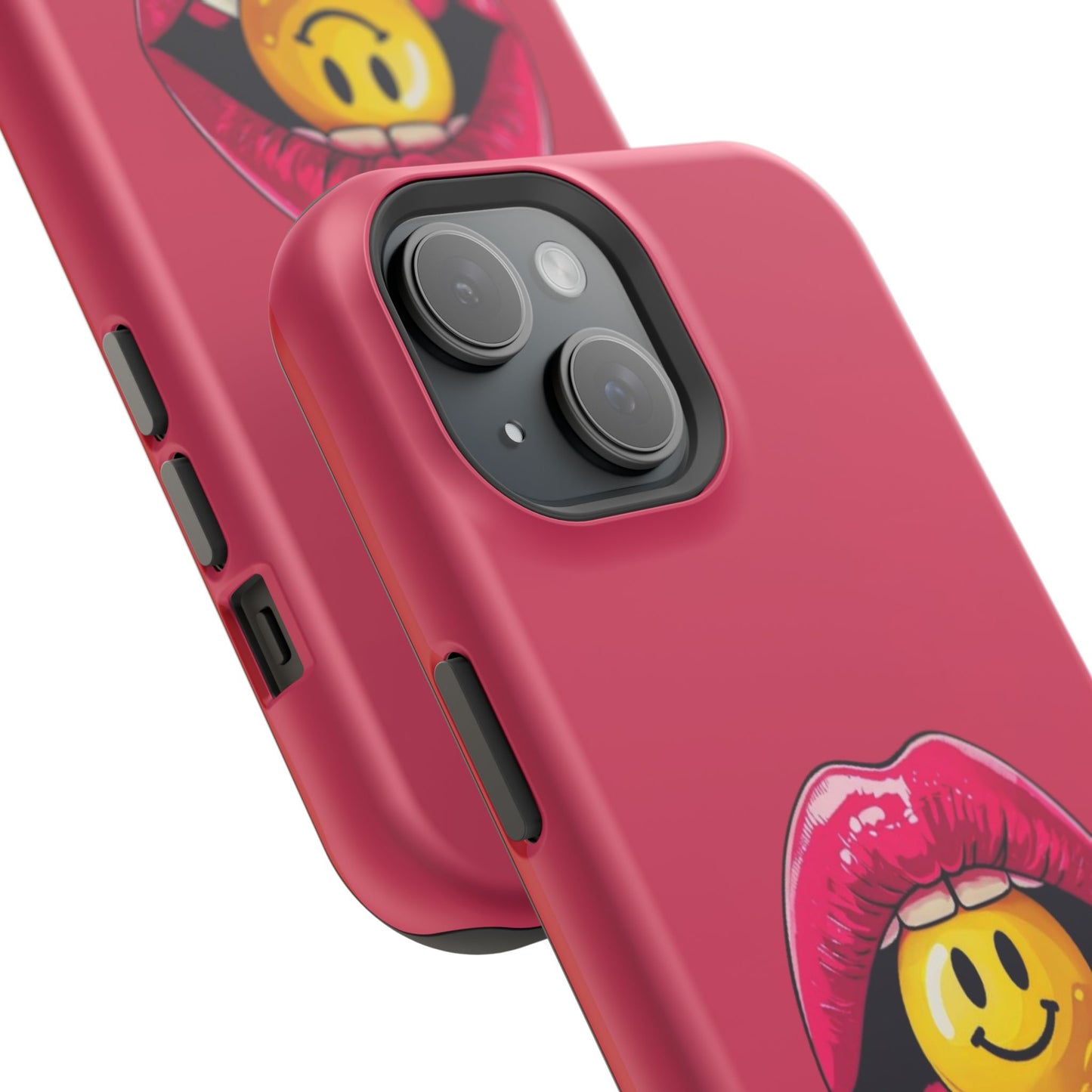 Lips & A Smiley Face Lollipop Magnetic Phone Case