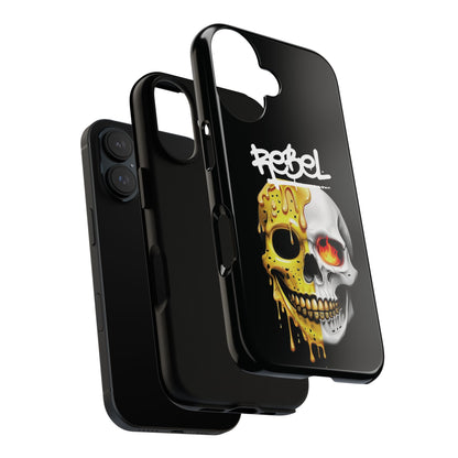 Rebel Skull Phone Case - Black