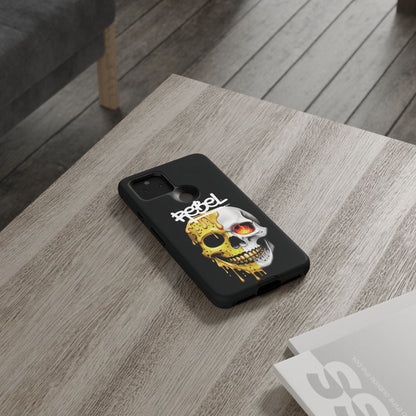 Rebel Skull Phone Case - Black