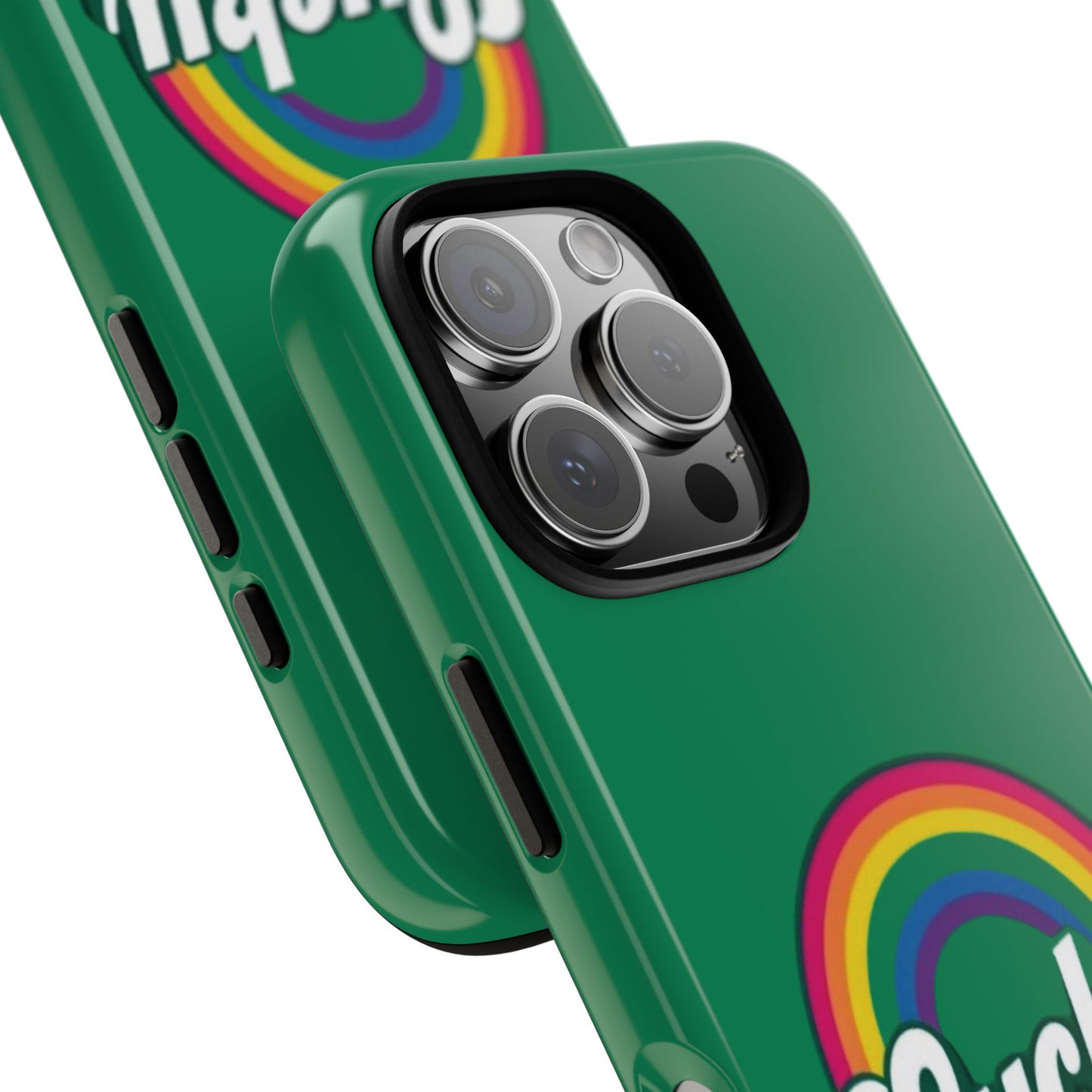 Lucky Rainbow Tough Phone Cases, iPhone, Samsung Galaxy, Google Pixel, Choose any phone model