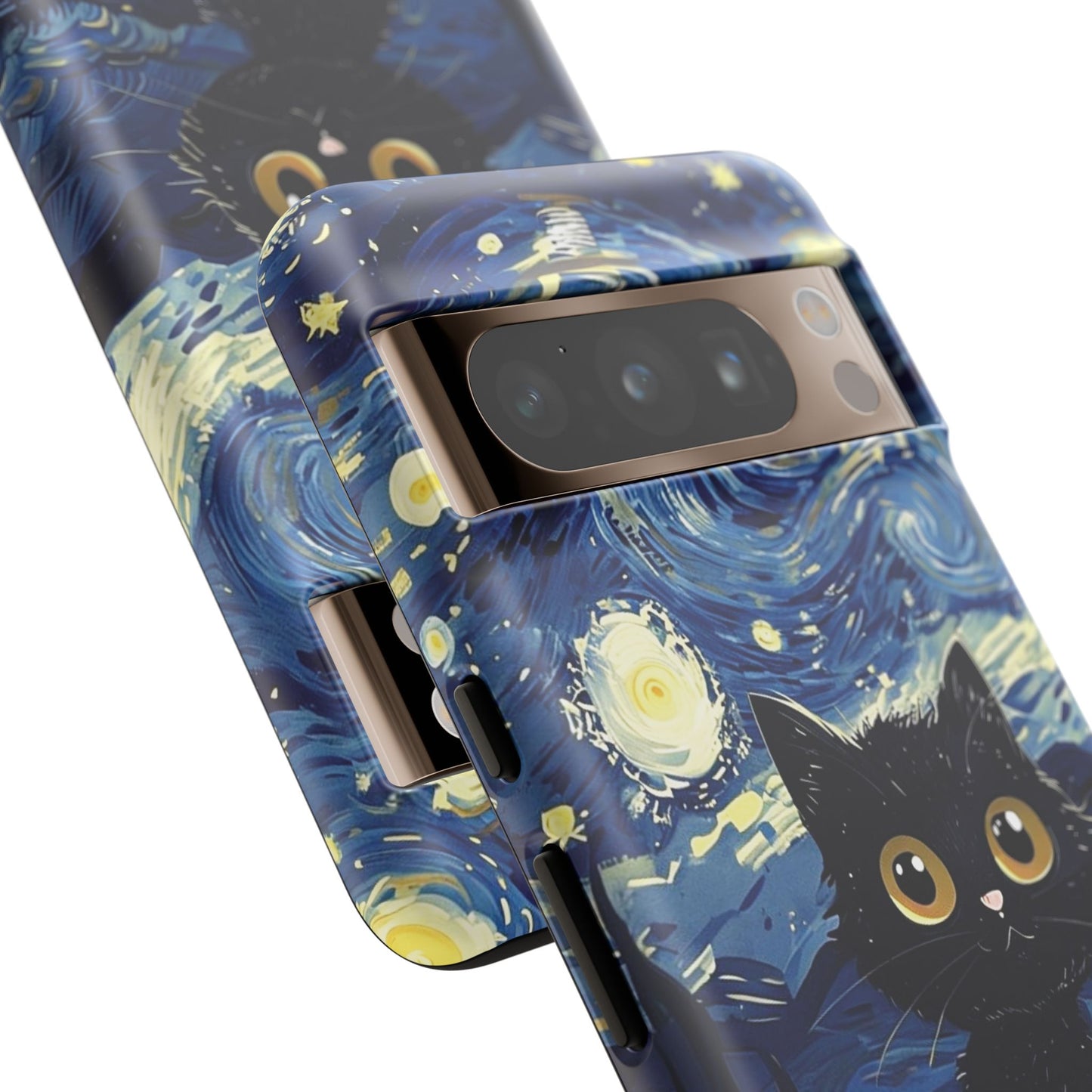 Cat under the stars, cute phone cases, Extra durable, Tough Cases, Pick your size