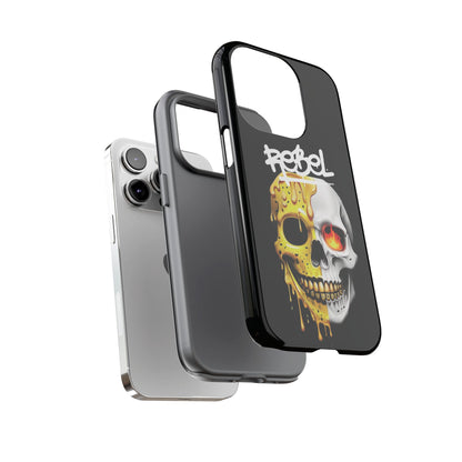 Rebel Skull Phone Case - Black