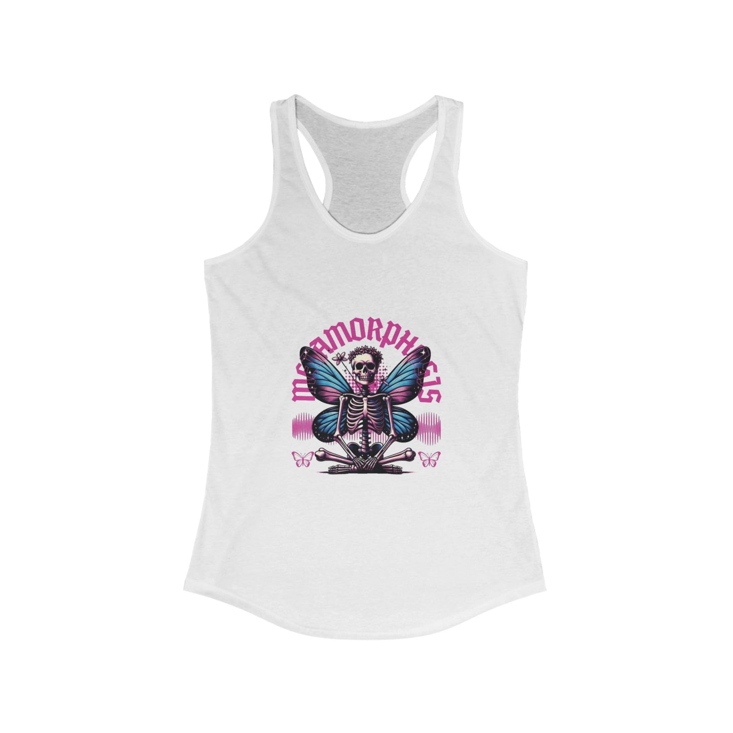 Butterfly Skeleton - Women's Ideal Racerback Tank