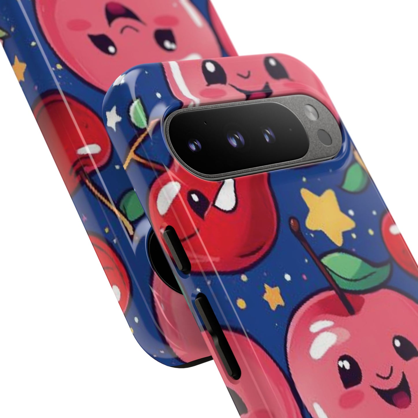 "Cute Cherry In The Sky" Phone Case, Tough Cases - iPhone, Samsung Galaxy, and Google Pixel