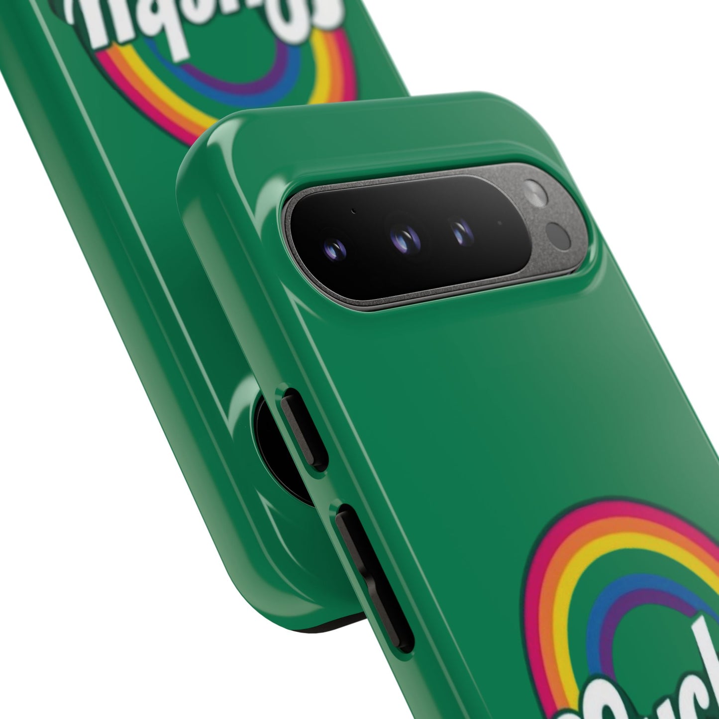 Lucky Rainbow Tough Phone Cases, iPhone, Samsung Galaxy, Google Pixel, Choose any phone model