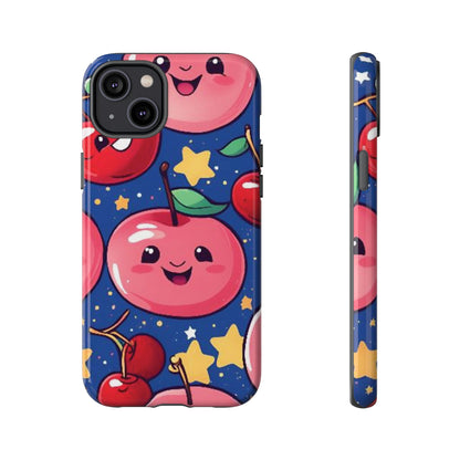 "Cute Cherry In The Sky" Phone Case, Tough Cases - iPhone, Samsung Galaxy, and Google Pixel