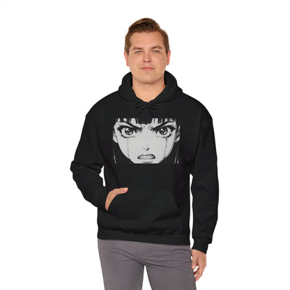 "Rage Eyes" Anime Hooded Sweatshirt - Unisex Heavy Blend™