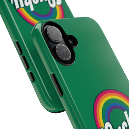 Lucky Rainbow Tough Phone Cases, iPhone, Samsung Galaxy, Google Pixel, Choose any phone model