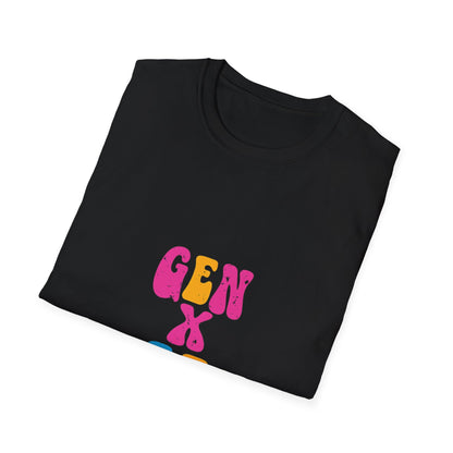 GEN X AF Unisex Softstyle T-Shirt - Retro Vintage Vibe for Nostalgic Millennials