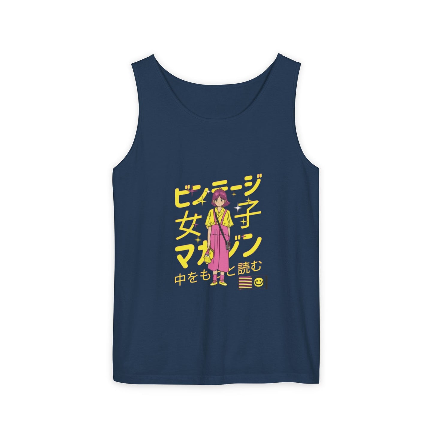 Anime Girl Graphic Tank Top for Men and Women