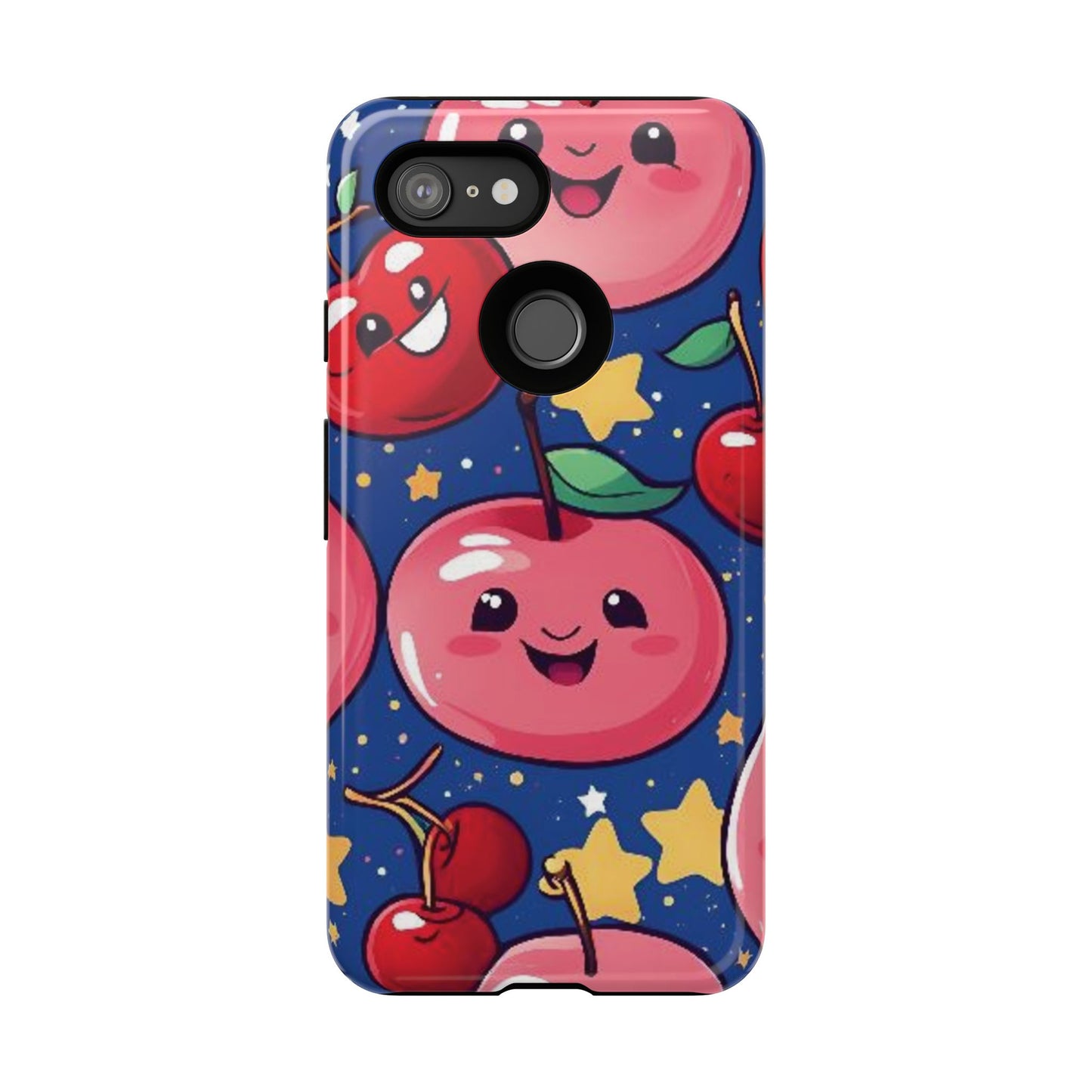 "Cute Cherry In The Sky" Phone Case, Tough Cases - iPhone, Samsung Galaxy, and Google Pixel