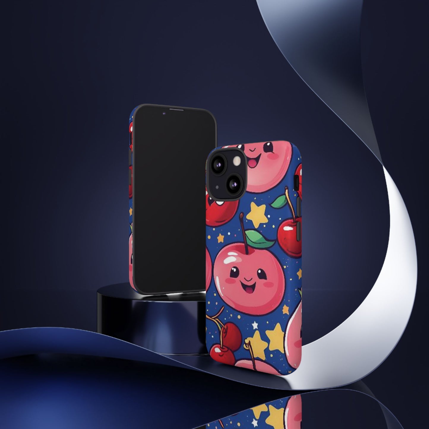 "Cute Cherry In The Sky" Phone Case, Tough Cases - iPhone, Samsung Galaxy, and Google Pixel