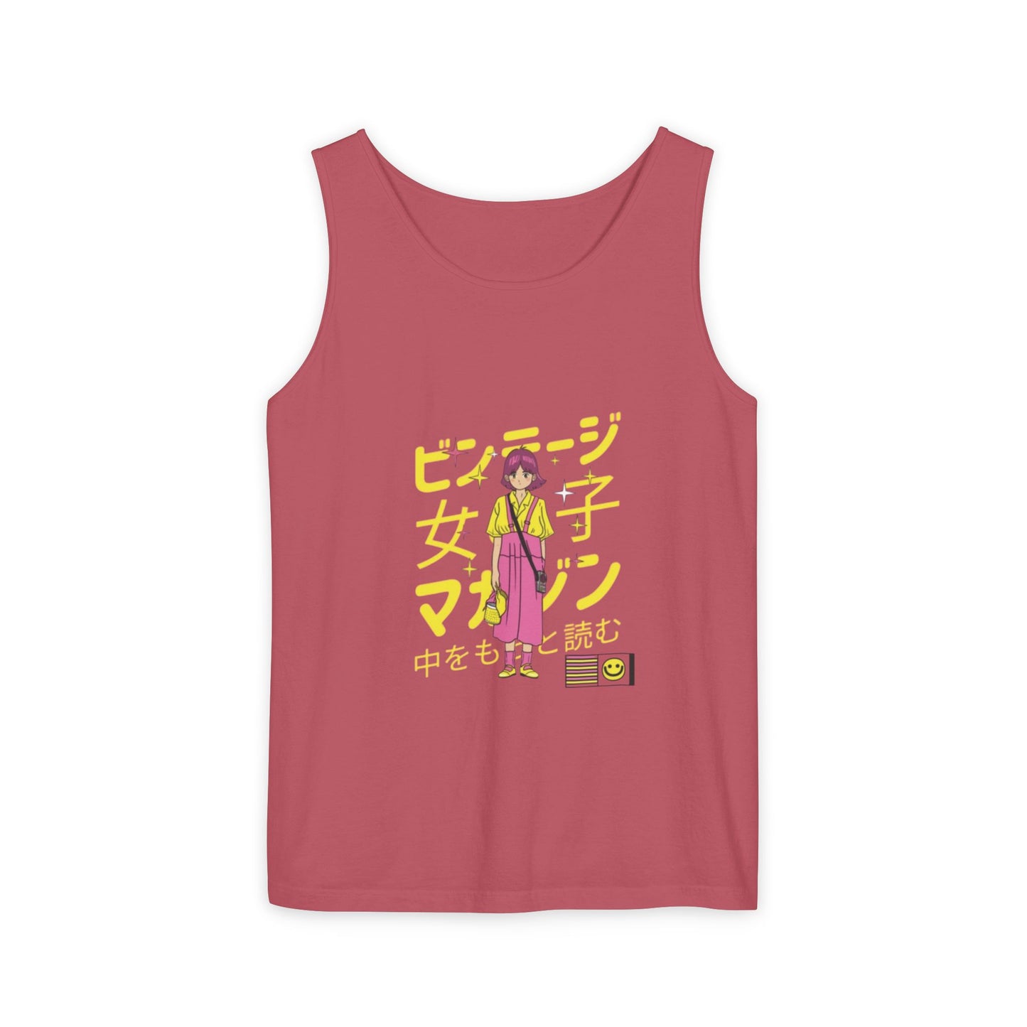 Anime Girl Graphic Tank Top for Men and Women