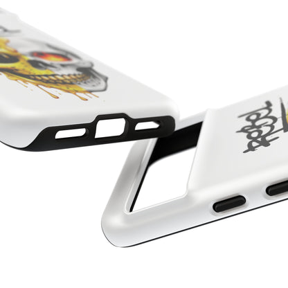 Rebel Skull Phone Case - White