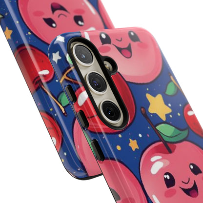 "Cute Cherry In The Sky" Phone Case, Tough Cases - iPhone, Samsung Galaxy, and Google Pixel