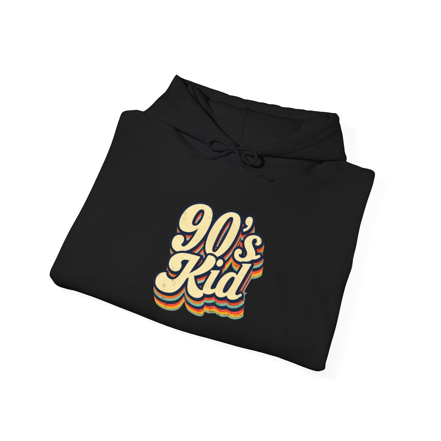 "90's Kid" Hooded Sweatshirt - For Both Men and Women - Comfortable Fit