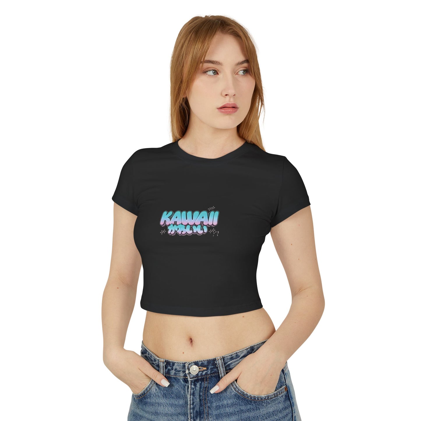 "Kawaii" Crop Top T-Shirt