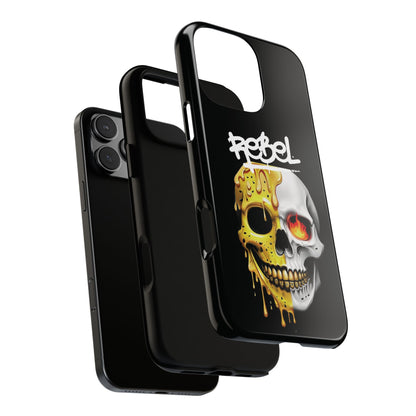 Rebel Skull Phone Case - Black