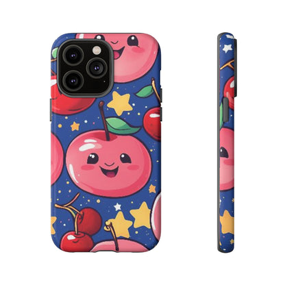 "Cute Cherry In The Sky" Phone Case, Tough Cases - iPhone, Samsung Galaxy, and Google Pixel