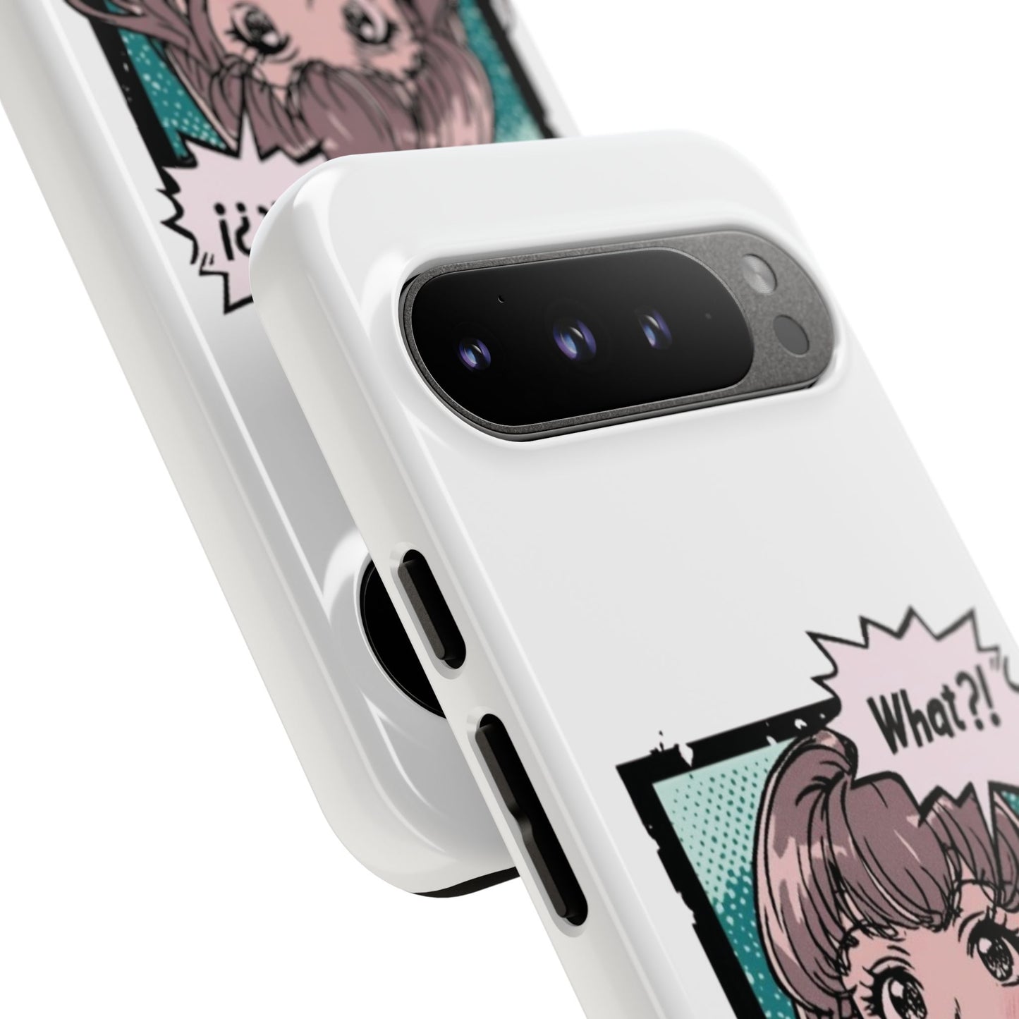 "What?!" Anime Phone Caes - Durable, Tough Cases - iPhone, Samsung Galaxy, and Google Pixel