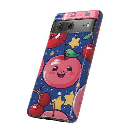 "Cute Cherry In The Sky" Phone Case, Tough Cases - iPhone, Samsung Galaxy, and Google Pixel