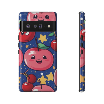 "Cute Cherry In The Sky" Phone Case, Tough Cases - iPhone, Samsung Galaxy, and Google Pixel