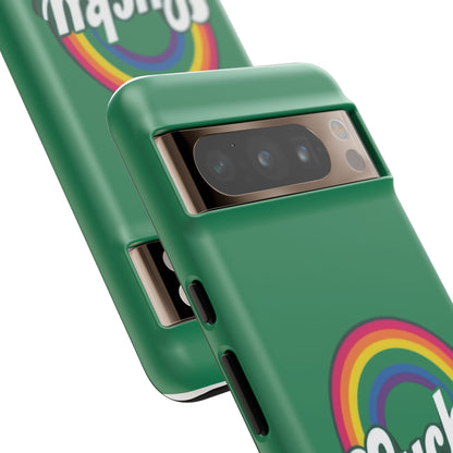 Lucky Rainbow Tough Phone Cases, iPhone, Samsung Galaxy, Google Pixel, Choose any phone model